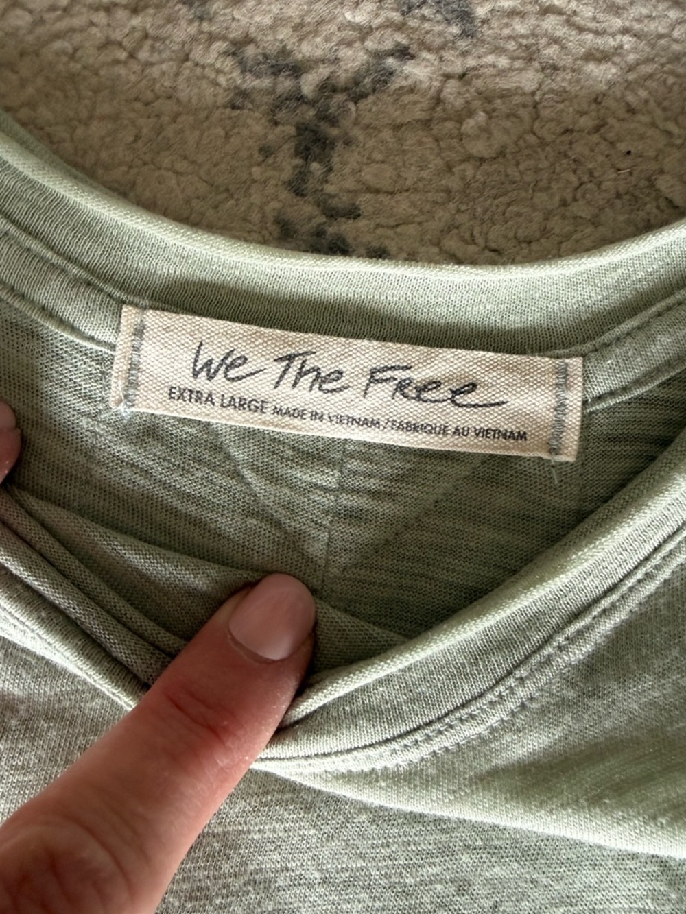 We the Free Light Sage Sleeveless Women's Tank Top - Picture 2 of 2